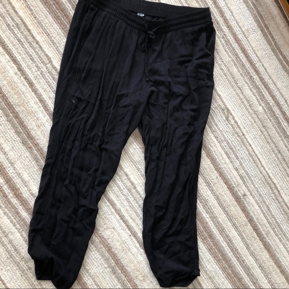 Black Flowy Pants - Picture 2 of 6